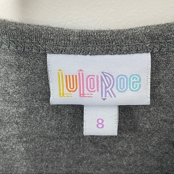 LuLaRoe Kids Multicolored Sloan Tee Shirt - Picture 4 of 4